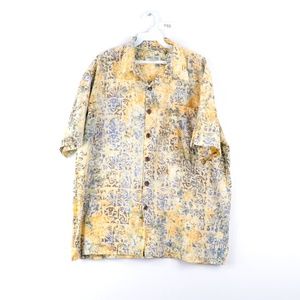 Vintage 90s Streetwear Geometric Print Shirt